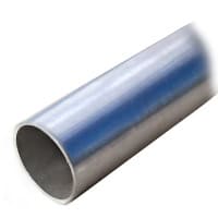 Up close image of metric round aluminum steel tubing for sale