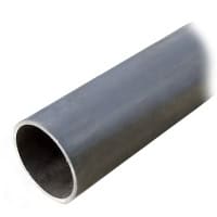 Up close image of metric round carbon steel tubing for sale