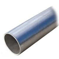 Up close image of metric round stainless steel tubing for sale